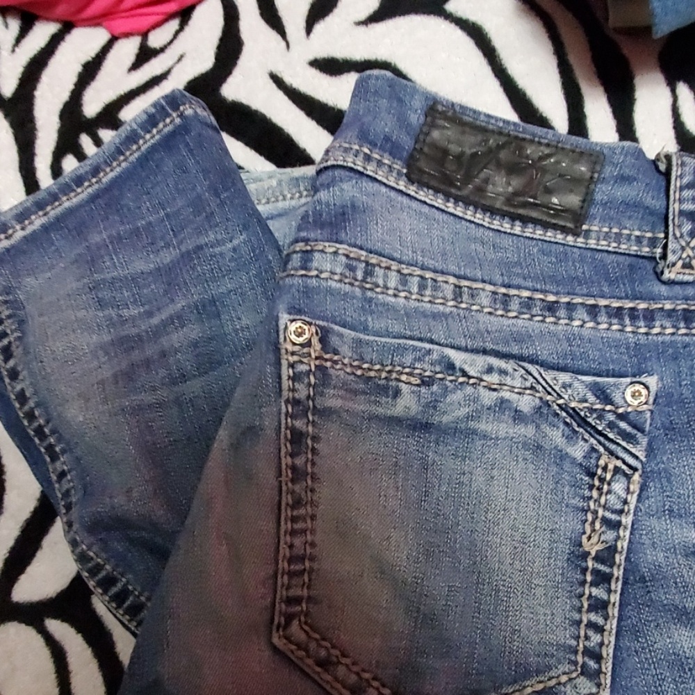 Sknny  buckle Black Jean